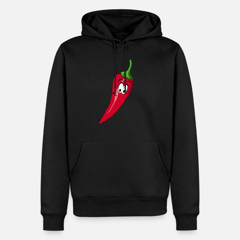Chilli - Sweat à capuche Premium bio Homme - noir