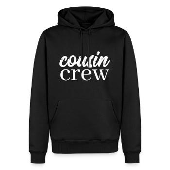 Cousin Crew Shirt Cousins Familientreffen - Männer Premium Bio Hoodie - Schwarz - Vorne - Nico (187cm)