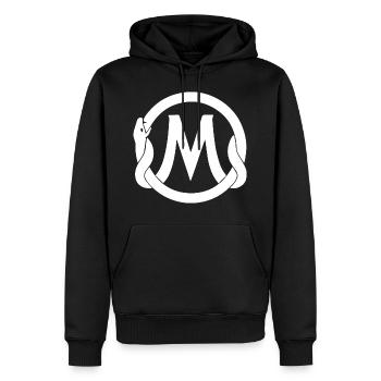 Mamba und Mambacita Shirt - Männer Premium Bio Hoodie - Schwarz - Vorne - Nico (187cm)