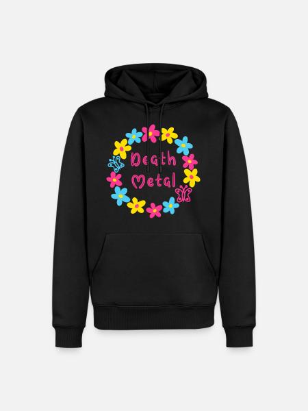 DEATH METAL - Men’s Premium Organic Hoodie - black