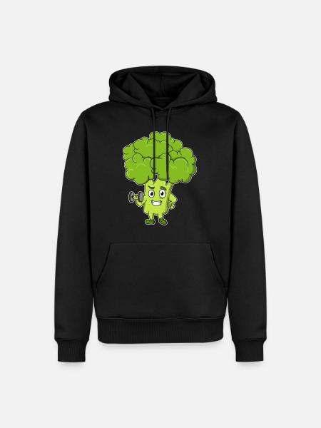 Broccoli training - Men’s Premium Organic Hoodie - black