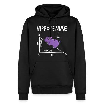 Tshirt de l'enseignement des animaux pour les - Sweat à capuche Premium bio Homme - noir - Devant - Nico (187cm)