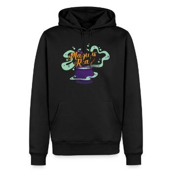 Magic is real Hexe Zaubertrank Zauber Halloween - Männer Premium Bio Hoodie - Schwarz - Vorne - Nico (187cm)