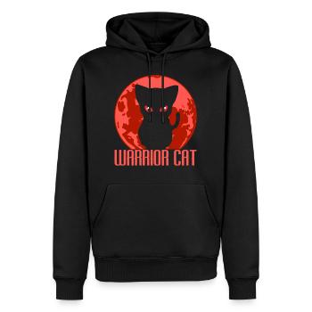 Karaté Arts Martiaux Escrimeur Guerrier Ninja - Sweat à capuche Premium bio Homme - noir - Devant - Nico (187cm)