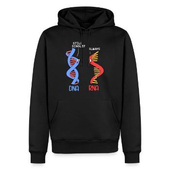 Chemise scientifique pour les scientifiques - Sweat à capuche Premium bio Homme - noir - Devant - Nico (187cm)