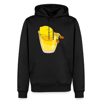 Süßes Zitrone in Zitronen Limonade Softdrink - Männer Premium Bio Hoodie - Schwarz - Vorne - Nico (187cm)