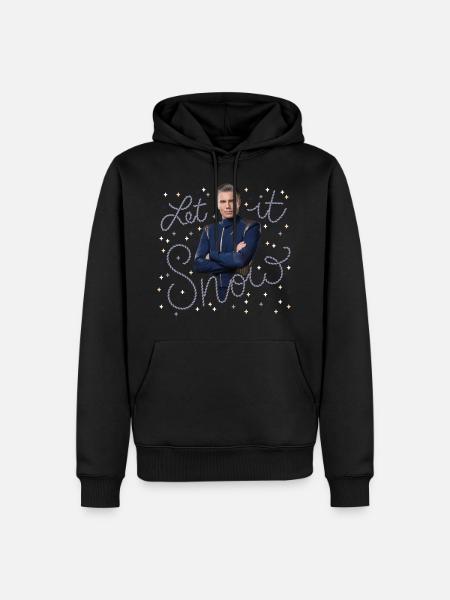 Star Trek Discovery Ugly X-Mas Let It Snow - Men’s Premium Organic Hoodie - black