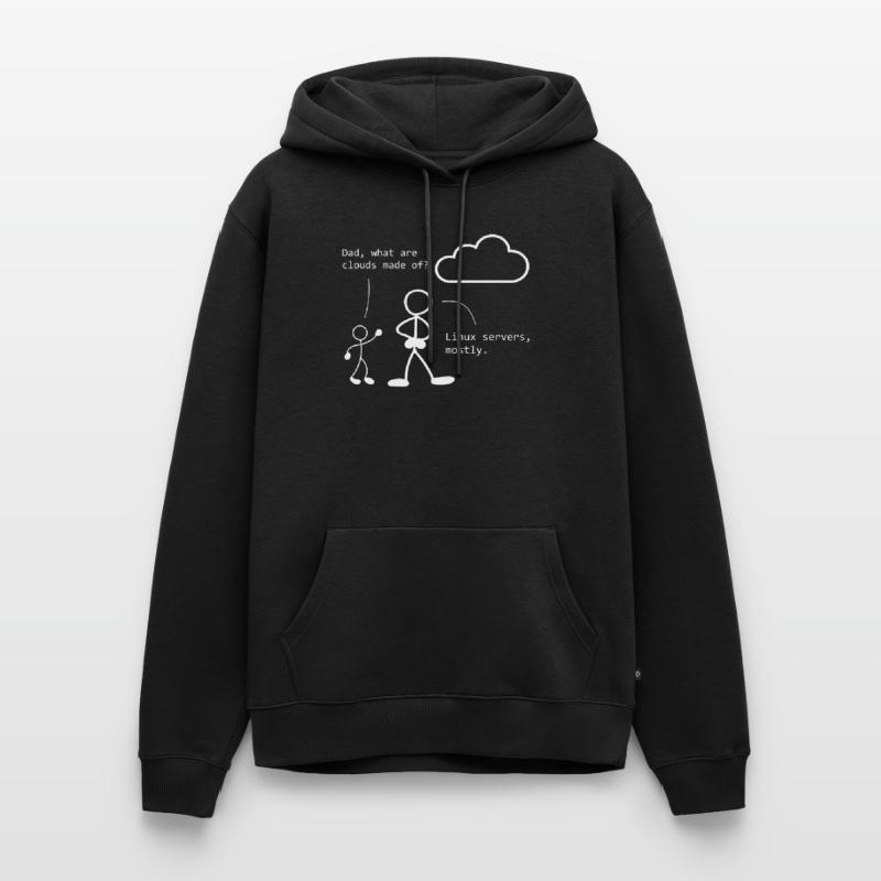 Cloud Witz ITler, programmer, computer specialist Men’s Premium Organic Hoodie