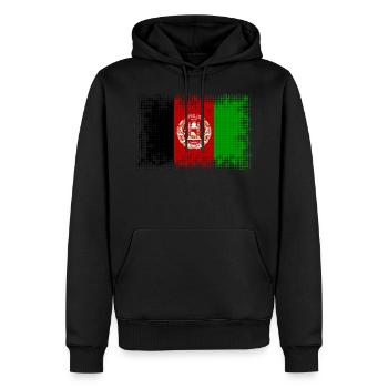 Afghanistan - Männer Premium Bio Hoodie - Schwarz - Vorne - Nico (187cm)