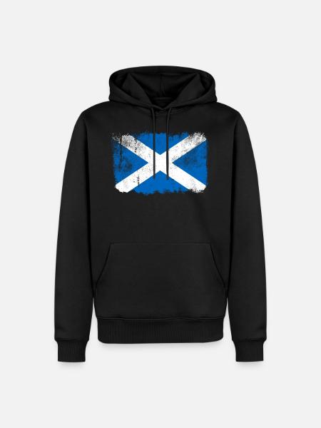 Drapeau de l’Écosse - Sweat à capuche Premium bio Homme - noir