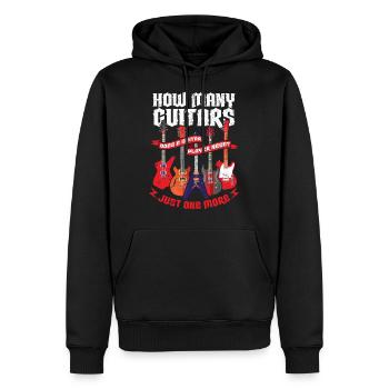 How Many Guitars Does A Guitar Player Need Guitare - Sweat à capuche Premium bio Homme - noir - Devant - Nico (187cm)