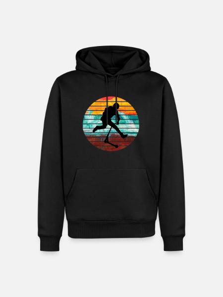 Freestyle-Roller - Männer Premium Bio Hoodie - Schwarz