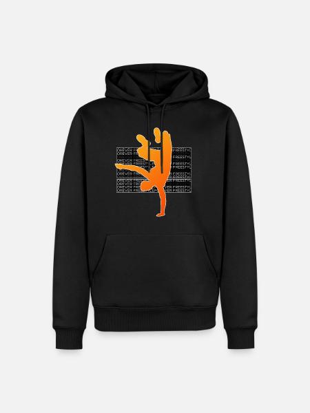 Hip Hop - Men’s Premium Organic Hoodie - black