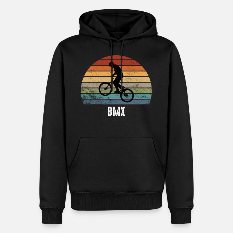 Bmx - Männer Premium Bio Hoodie - Schwarz