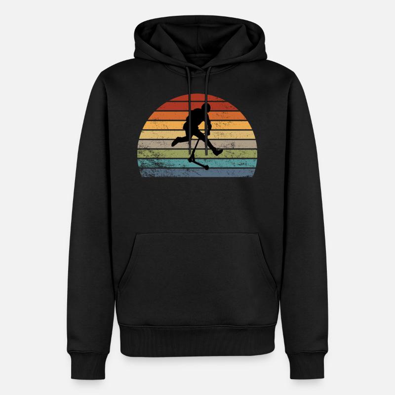 Freestyle-Roller - Männer Premium Bio Hoodie - Schwarz