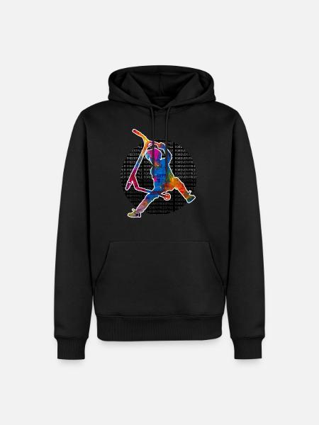 Freestyle-Roller - Männer Premium Bio Hoodie - Schwarz