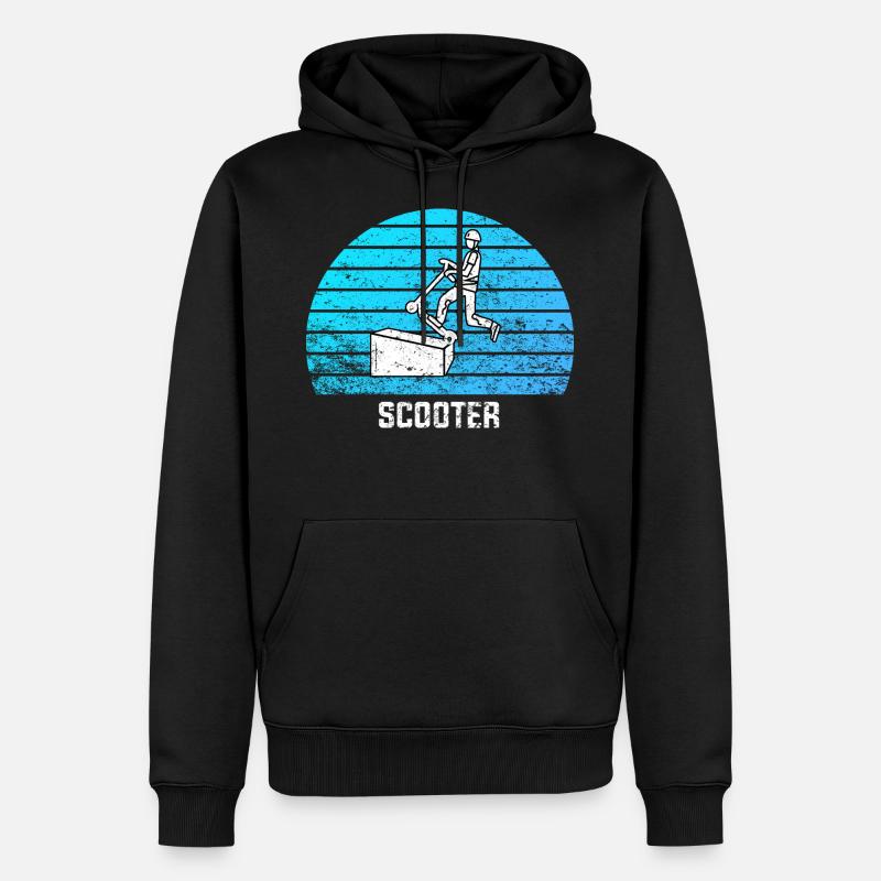 Freestyle Roller - Männer Premium Bio Hoodie - Schwarz