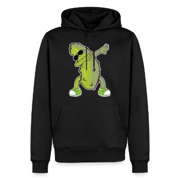 Tamponner le concombre Dab Swag Swagger T-shirt - Sweat à capuche Premium bio Homme - noir - Devant - Nico (187cm)