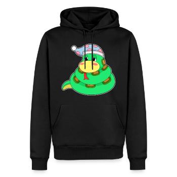 Snake Sleeping Nightcap - Men’s Premium Organic Hoodie - black - Front - Nico (187cm)