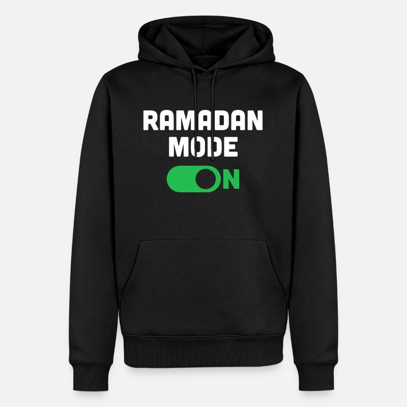 Mode Ramadan activé - Sweat à capuche Premium bio Homme - noir