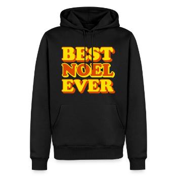 Noel First Name Funny Gift - Men’s Premium Organic Hoodie - black - Front - Nico (187cm)