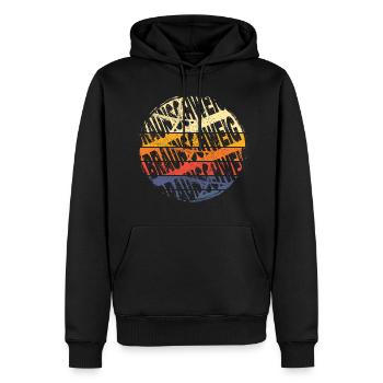 Braunschweig Deutschland Stadt Vintage Retro - Männer Premium Bio Hoodie - Schwarz - Vorne - Nico (187cm)