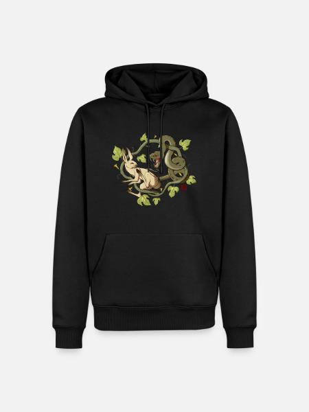 Scurry noback - Men’s Premium Organic Hoodie - black