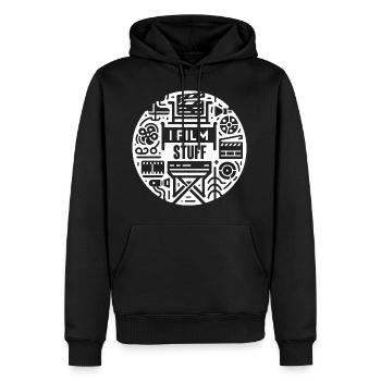 I Film Stuff 10 - Men’s Premium Organic Hoodie - black - Front - Nico (187cm)