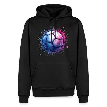 handball geschenkideen - handballer - Männer Premium Bio Hoodie - Schwarz - Vorne - Nico (187cm)