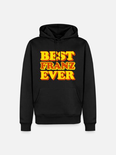 Franz first name funny gift - Men’s Premium Organic Hoodie - black