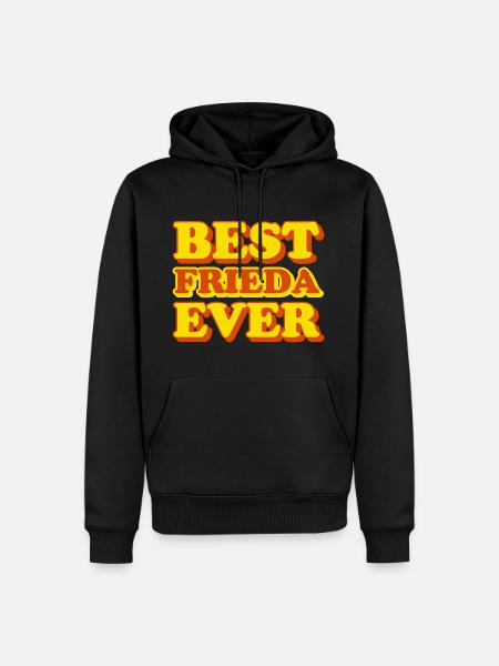 Frieda First Name Funny Gift - Men’s Premium Organic Hoodie - black