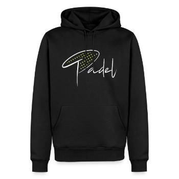 Padel Tennis Padel-Tennis Padelverein Paddle - Männer Premium Bio Hoodie - Schwarz - Vorne - Nico (187cm)