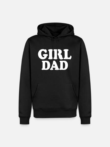 Girl dad - Männer Premium Bio Hoodie - Schwarz