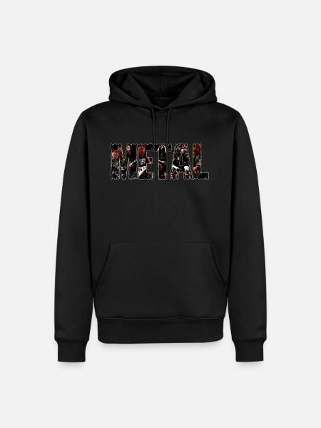 Metal Music - Men’s Premium Organic Hoodie - black