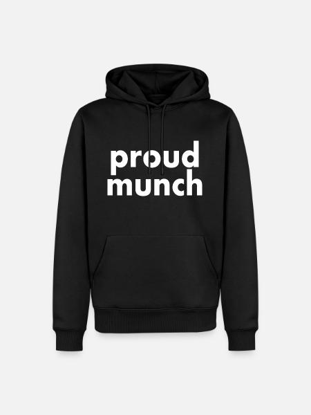 Proud munch - Men’s Premium Organic Hoodie - black