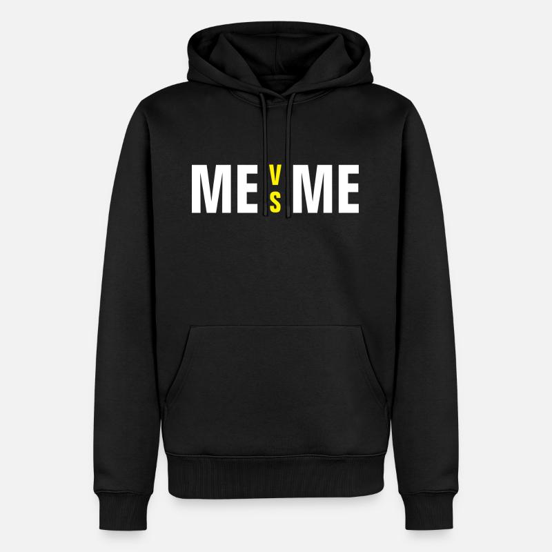MOI CONTRE MOI - Sweat à capuche Premium bio Homme - noir