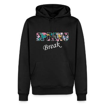 Spring Break Party Feiern Blumen Flowers - Männer Premium Bio Hoodie - Schwarz - Vorne - Nico (187cm)