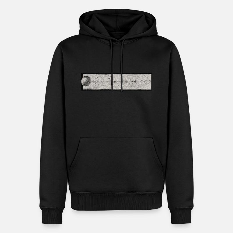 Système solaire - Sweat à capuche Premium bio Homme - noir