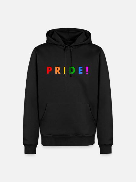 Pride - Men’s Premium Organic Hoodie - black