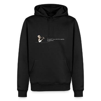 Physical Fitness - Männer Premium Bio Hoodie - Schwarz - Vorne - Nico (187cm)