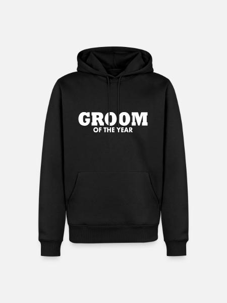 Groom - Men’s Premium Organic Hoodie - black