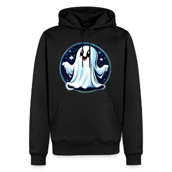 Mignon petit croquemitaine - Sweat à capuche Premium bio Homme - noir - Devant - Nico (187cm)