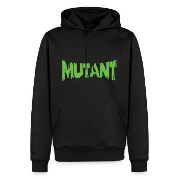MUTANT - Men’s Premium Organic Hoodie - black - Front - Nico (187cm)
