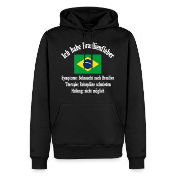 Brasilien Fernweh Abenteuer Reise - Geschenk - Männer Premium Bio Hoodie - Schwarz - Vorne - Nico (187cm)