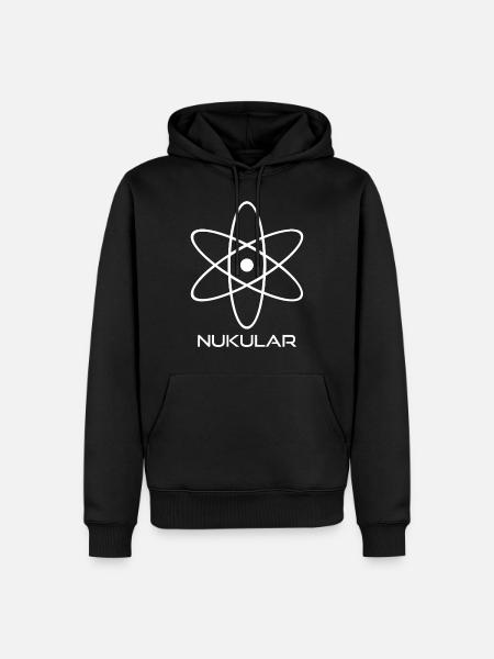 Nukular - Nuklear - Männer Premium Bio Hoodie - Schwarz