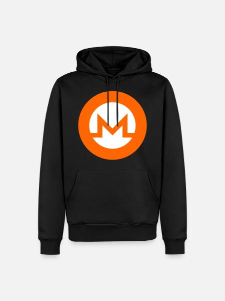 monero - Men’s Premium Organic Hoodie - black