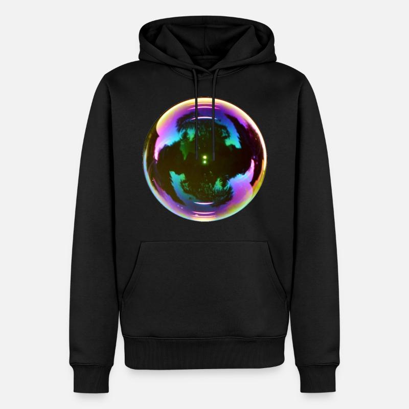 bulle - Sweat à capuche Premium bio Homme - noir