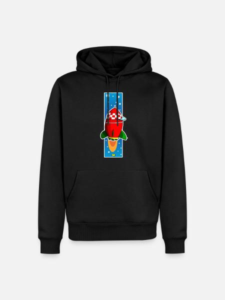 Rocket copy2 - Men’s Premium Organic Hoodie - black