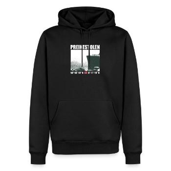 Preikestolen - Norwegen Urlaub Reise Geschenk - Männer Premium Bio Hoodie - Schwarz - Vorne - Nico (187cm)
