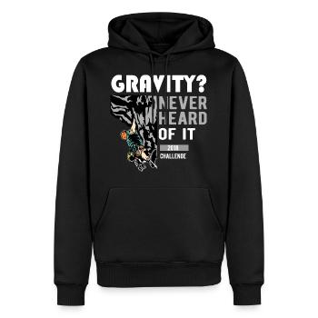 Rock Climbing Bergsteigen Klettern - Männer Premium Bio Hoodie - Schwarz - Vorne - Nico (187cm)